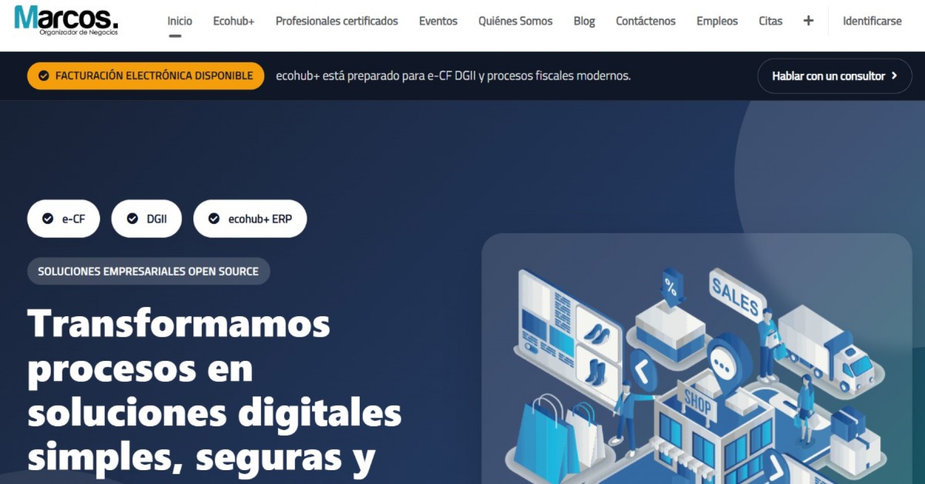 Marcos Organizador de Negocios