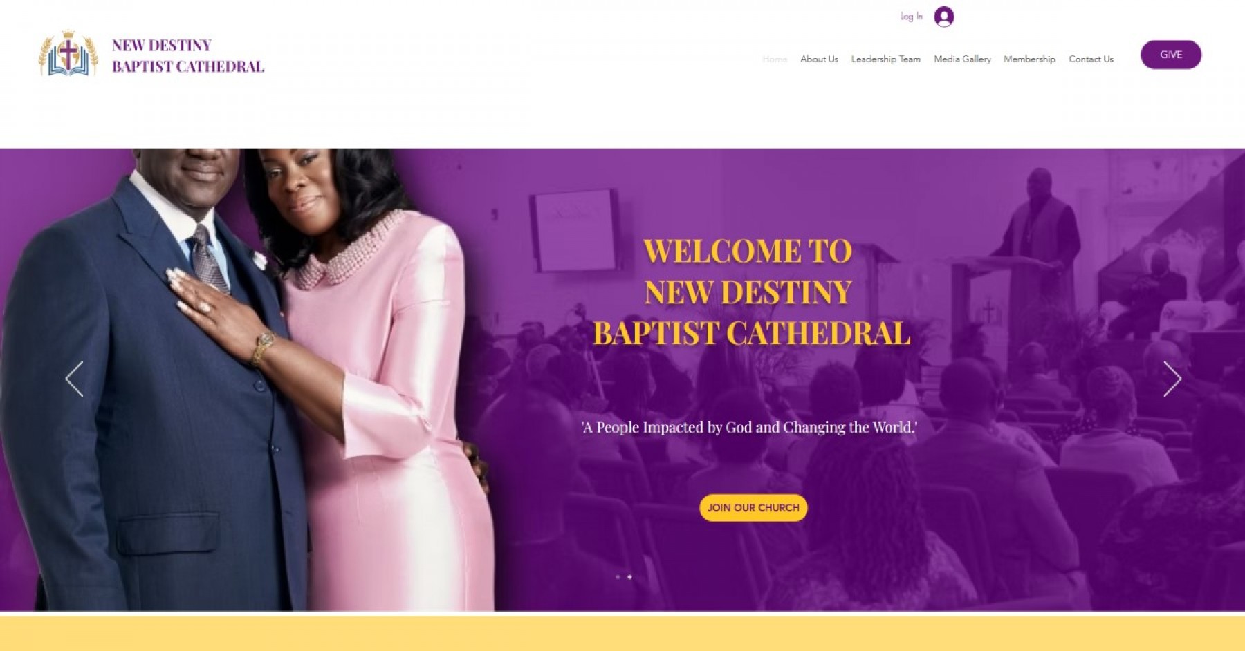 New Destiny Baptist Cathedral New Sanctuary