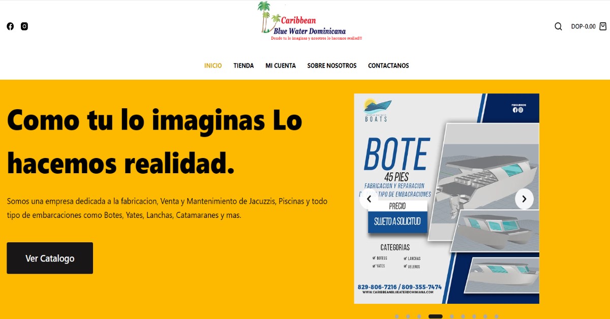 Caribbean Blue Water