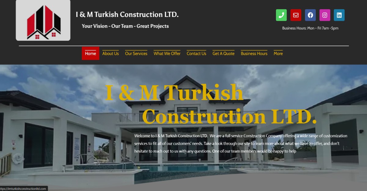 I & M Turkish Construction Ltd