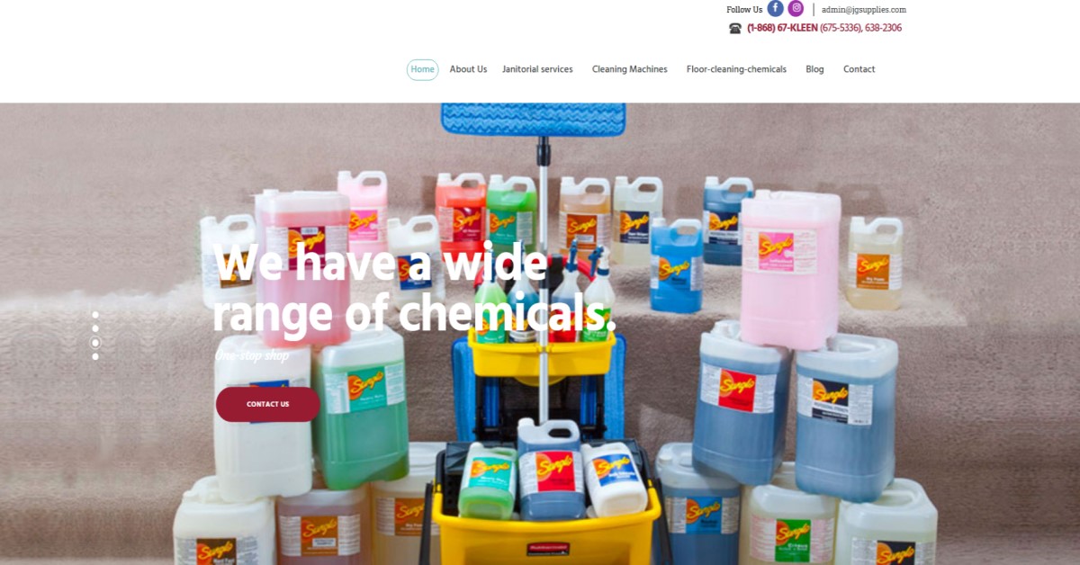 J&G Supplies Just Clean Janitorial Services T&T Ltd