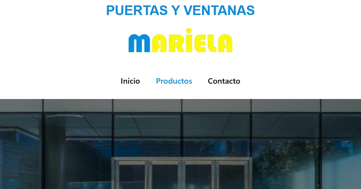 Puertas y Ventana Mariela
