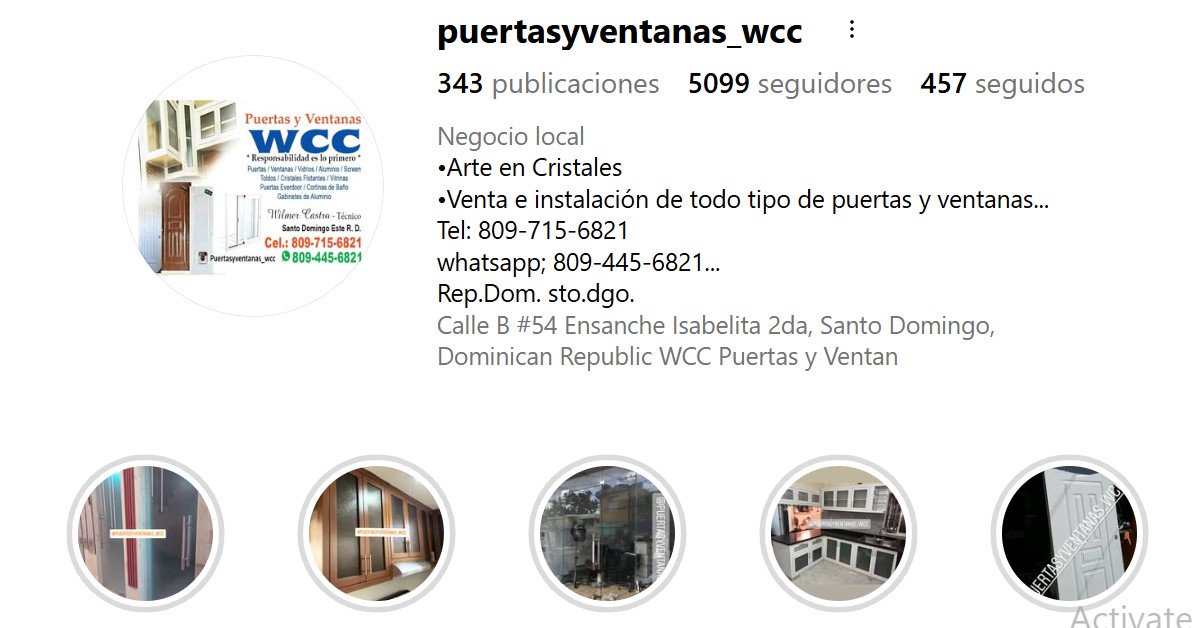 Puertas y Ventanas WCC
