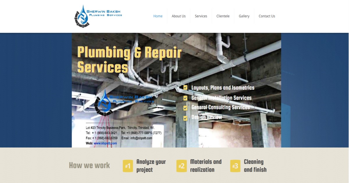 Sherwin Baksh Plumbing Services